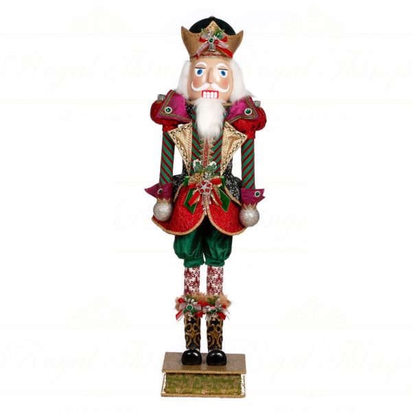 Mark Roberts Christmas Collectable Doll Large Traditional Nutcracker Red Green Gold Mr 51 38004