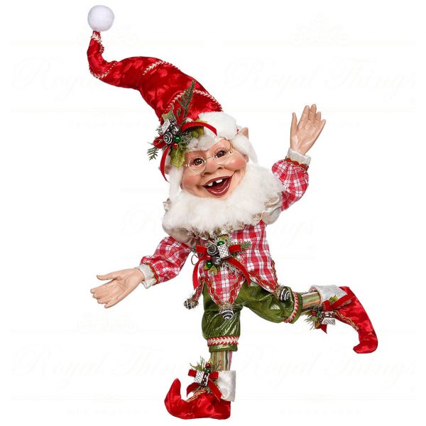 Mark Roberts Christmas Collectable Doll Medium Chocolatier Elf Red Green White Mr 51 23672