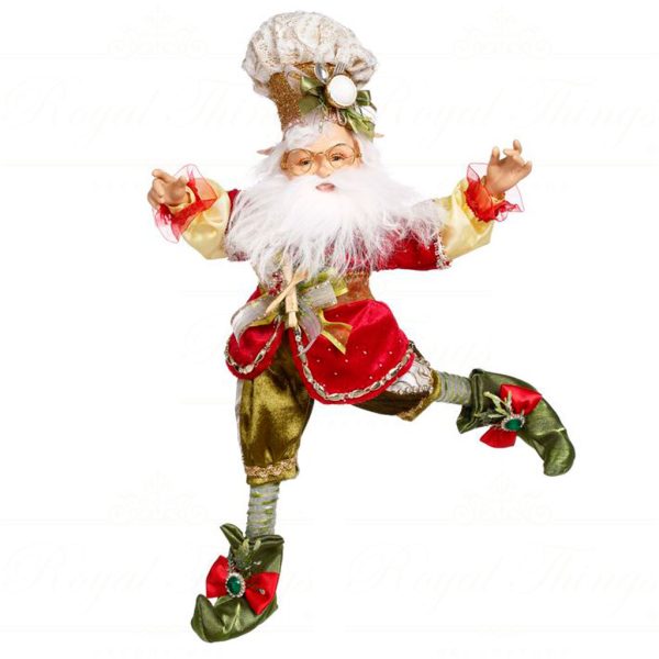 Mark Roberts Christmas Collectable Doll Medium North Pole Confectioner Elf Red Green White Gold Mr 51 37630