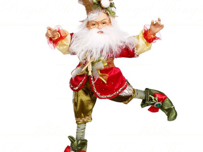 Mark Roberts Christmas Collectable Doll Medium North Pole Confectioner Elf Red Green White Gold Mr 51 37630