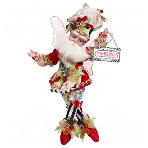 Mark Roberts Christmas Collectable Doll Small Candymaker Santa Fairy Red White Green Black Mr 51 24004