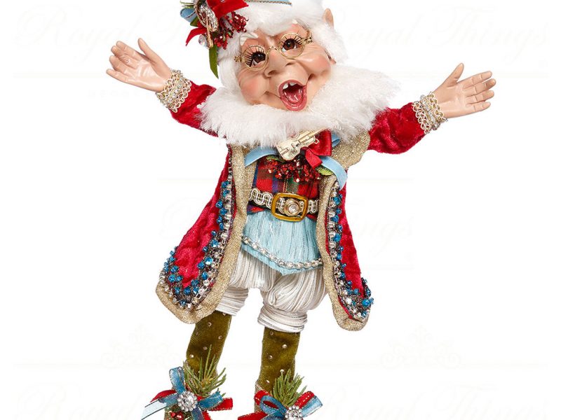 Mark Roberts Christmas Collectable Doll Small Singing Elf Red Green White Blue Mr 51 23710