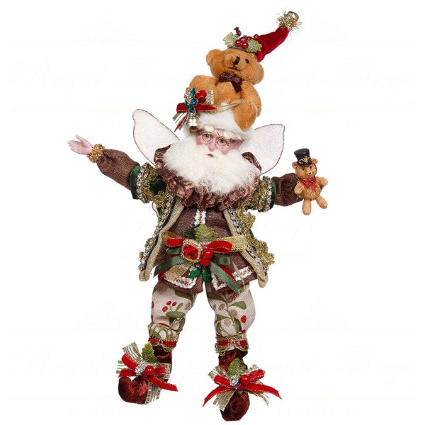 Mark Roberts Christmas Collectable Doll Small Teddy Bear Santa Fairy White Green Red Brown Mr 51 24140