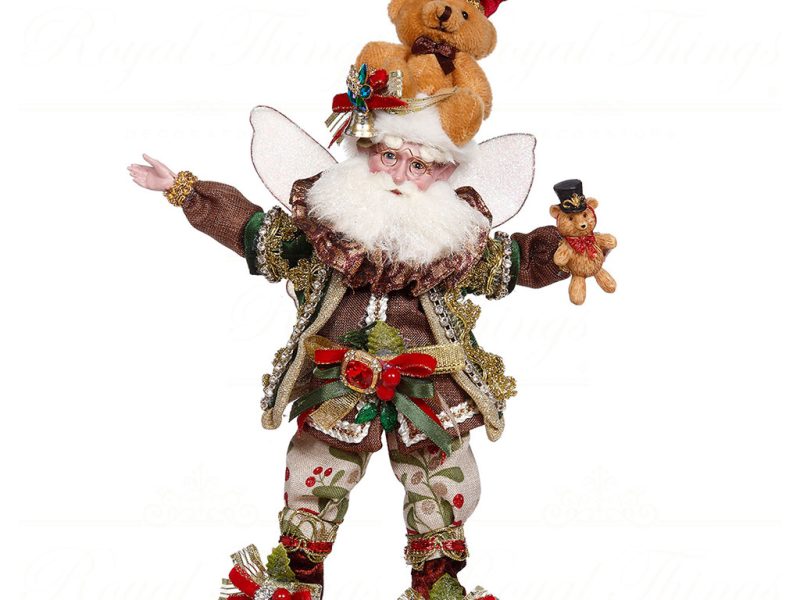 Mark Roberts Christmas Collectable Doll Small Teddy Bear Santa Fairy White Green Red Brown Mr 51 24140