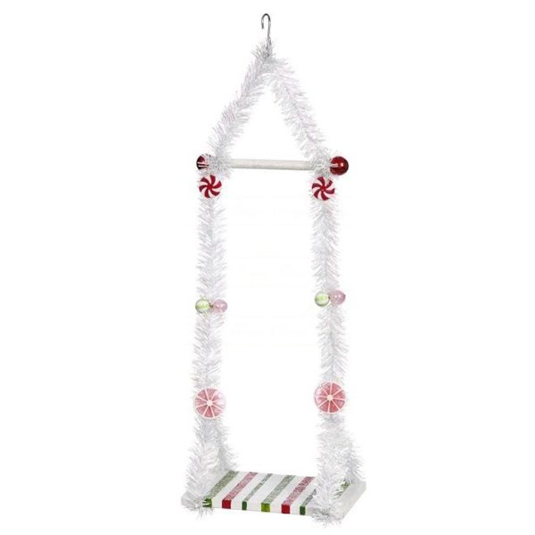 Mark Roberts Displays Stands Double Elf Swing Small Multicolor Mr Mr 39 20132 White