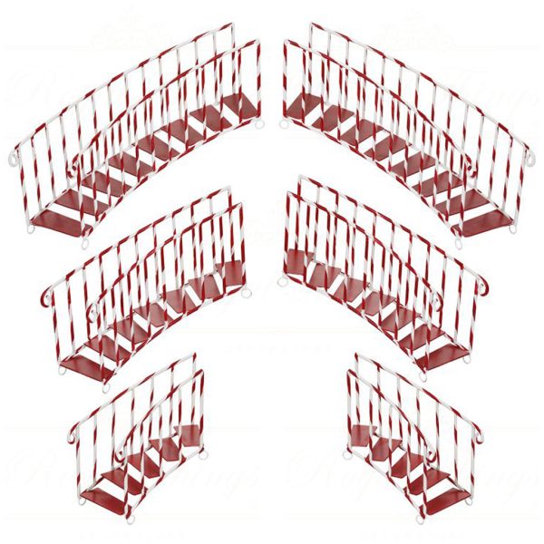 Mark Roberts Displays Stands Grand Staircase Holiday Collectible Red White Mr 88 94706 Rw