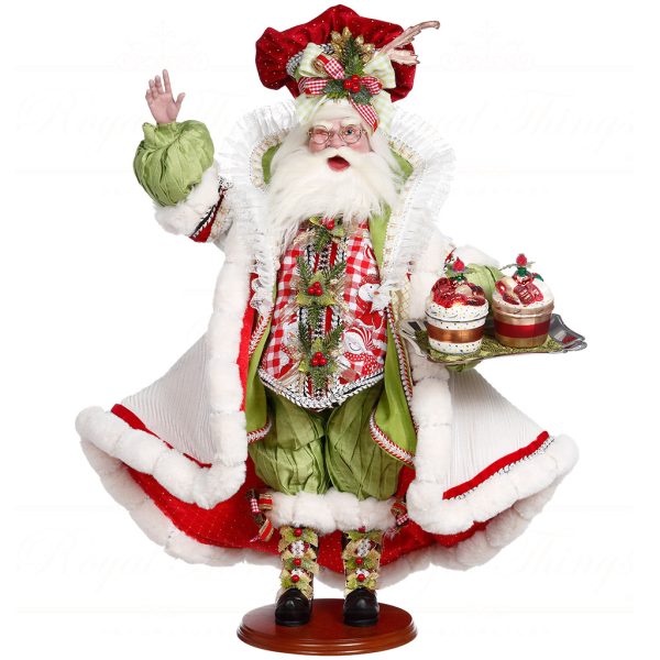 Mark Roberts Green Red White Sugar Spice Santa Doll Large 51 16304