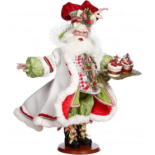 Mark Roberts Green Red White Sugar Spice Santa Doll Large 51 16304 Pose1
