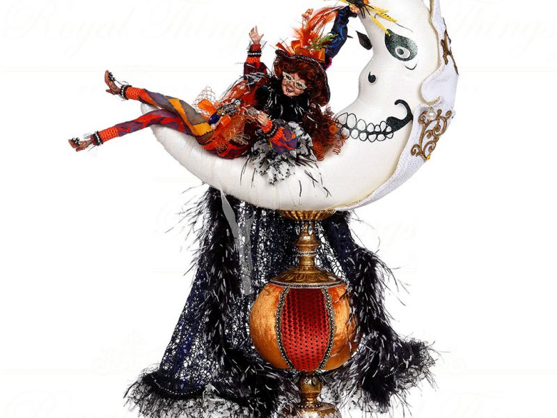 Mark Roberts Halloween Collectible Decorative Items The Queen Of Halloween Black White Red Orange Gold Mr 51 23530
