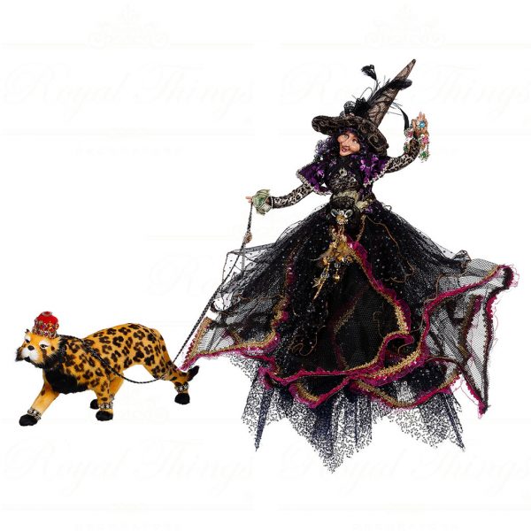 Mark Roberts Halloween Collectible Dolls Large The Witch Of Furtune Black Purple Orange Mr 51 23518