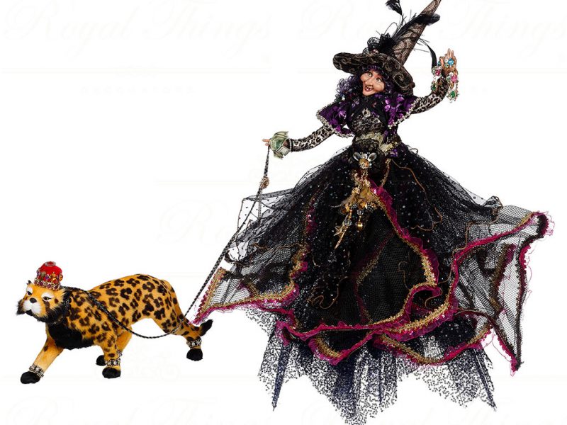 Mark Roberts Halloween Collectible Dolls Large The Witch Of Furtune Black Purple Orange Mr 51 23518