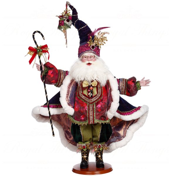 Mark Roberts Purple Pink Couture Santa Doll Large 51 16282