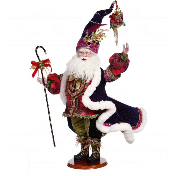 Mark Roberts Purple Pink Couture Santa Doll Large 51 16282 Pose1