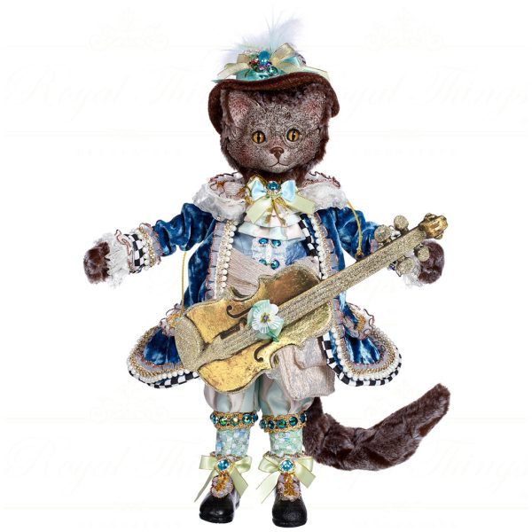 Mark Roberts Spring Collectable Dolls 3 Musketeer Cat Lover Blue Gold Grey Mr 51 44670
