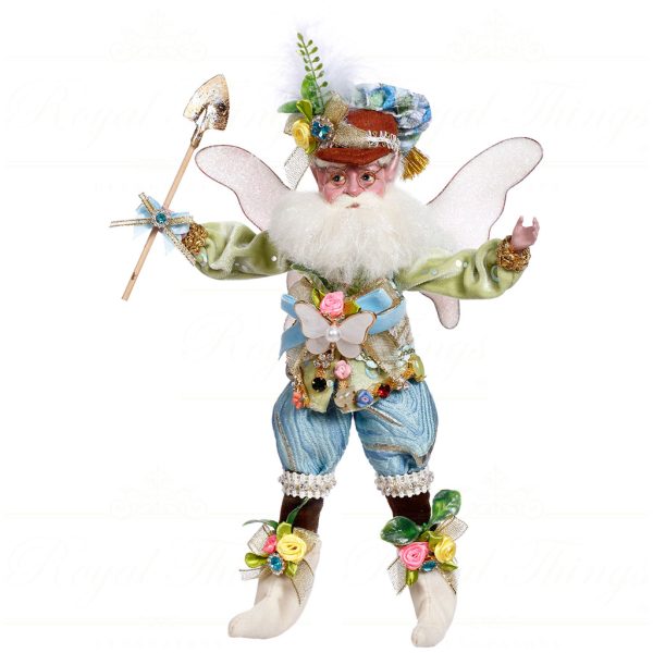Mark Roberts Spring Collectable Dolls Flower Garden Small Fairy Blue Green White Mr 51 44620