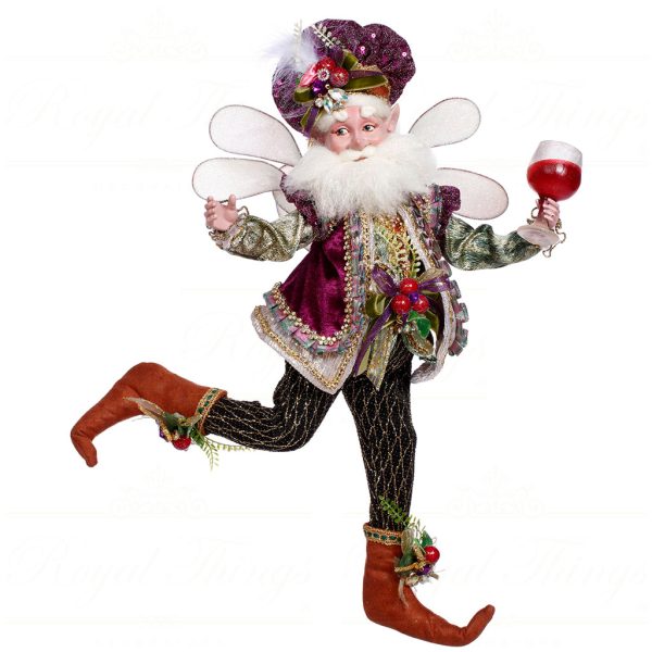 Mark Roberts Spring Collectable Dolls Wine Lover Medium Fairy Purple White Black Mr 51 44602
