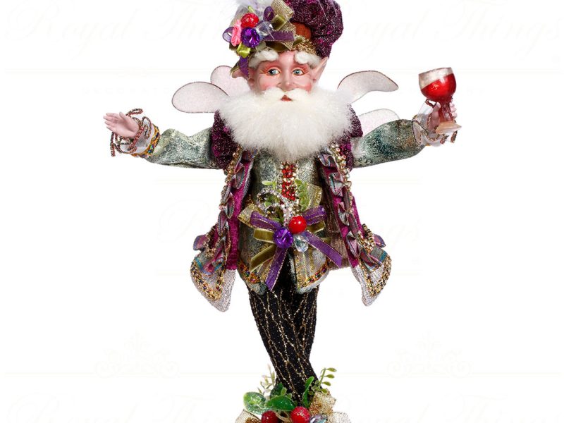Mark Roberts Spring Collectable Dolls Wine Lover Small Fairy White Purple Black Mr 51 44600