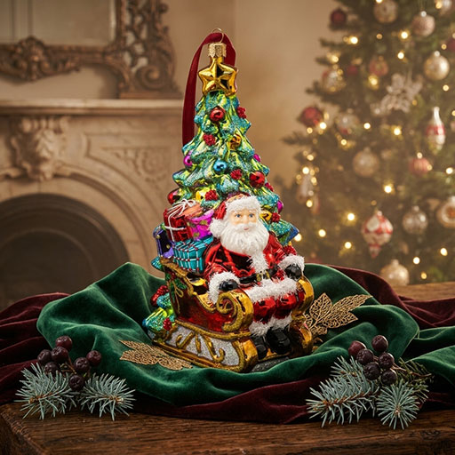 Polish Glass Art Suspensions & ornement de Noël