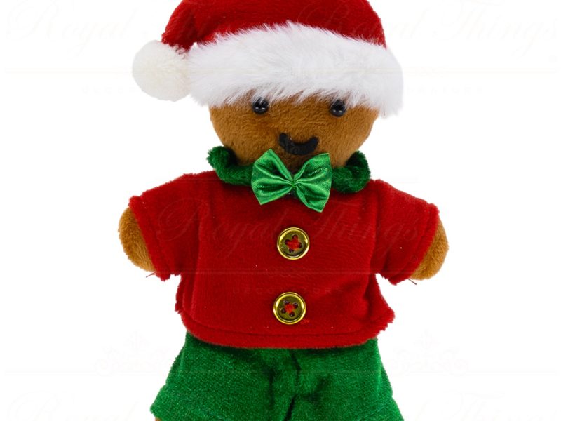 Tr 21005 Goodwill Christmas Ornaments Fabric Xmas Gingerbread Man Red Green