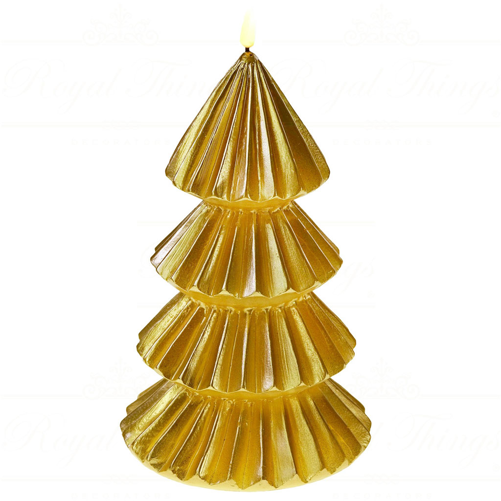 werner voss LED Candles wax christmas tree candle gold wv 55694 Werner Voss Led Candles Wax Christmas Tree Candle Gold Wv 55694