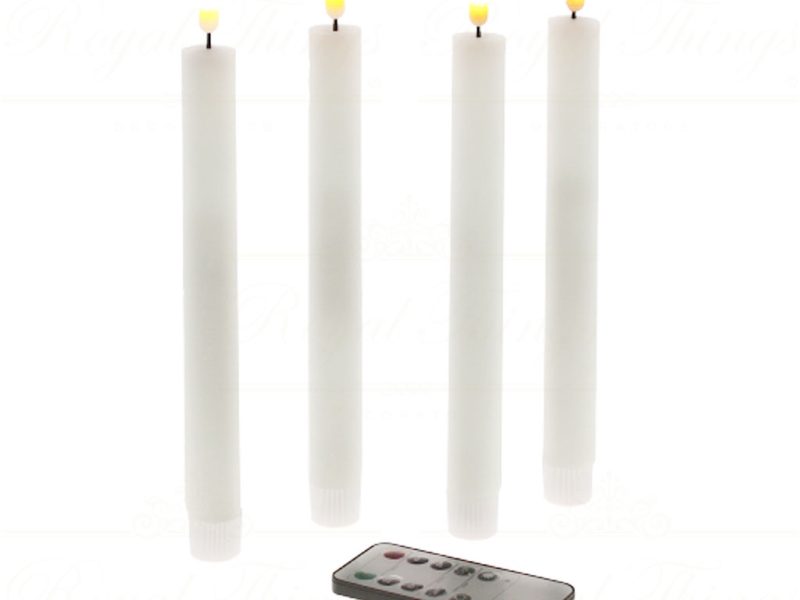 Werner Voss Led Candles Wax Stick Candle White Inclusive Remote Control Dimmable Wv 47615