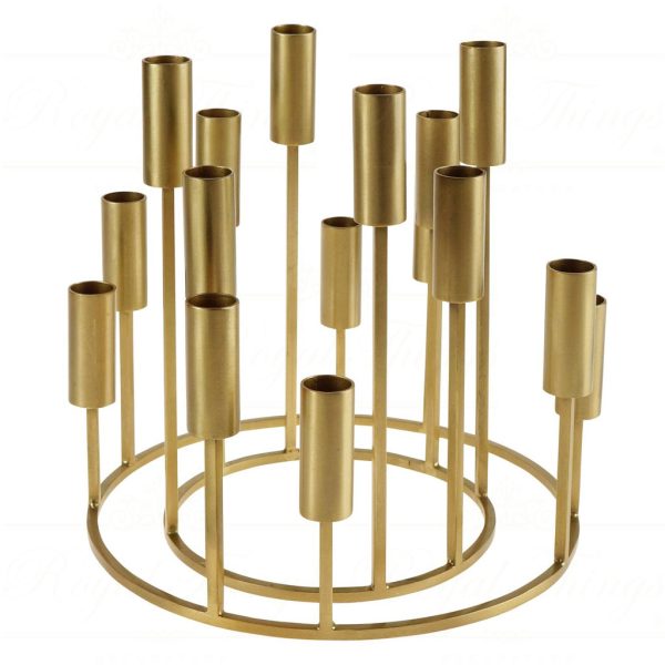 Werner Voss Decorative Items Candle Holder Niva Gold Wv 52250