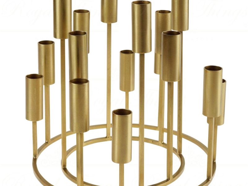 Werner Voss Decorative Items Candle Holder Niva Gold Wv 52250