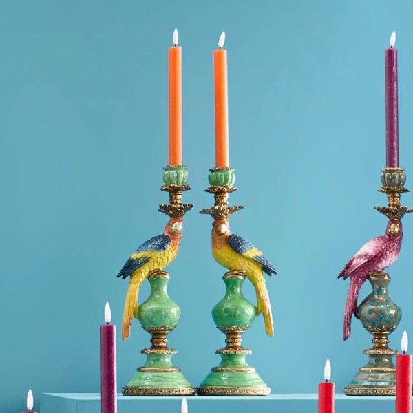 Werner Voss Spring Decorative Items Candle Holder Parrot Multi Wv 54386 3